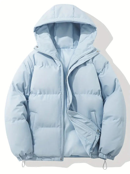 Veste à Capuche d'Hiver Chic | Confort Douillet et Style Polyvalent