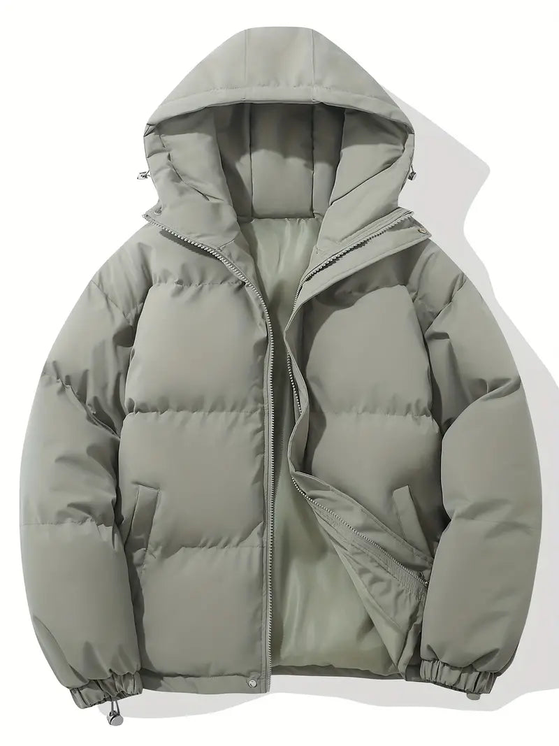 Veste à Capuche d'Hiver Chic | Confort Douillet et Style Polyvalent