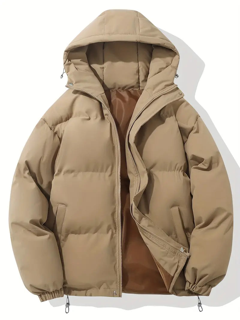 Veste à Capuche d'Hiver Chic | Confort Douillet et Style Polyvalent