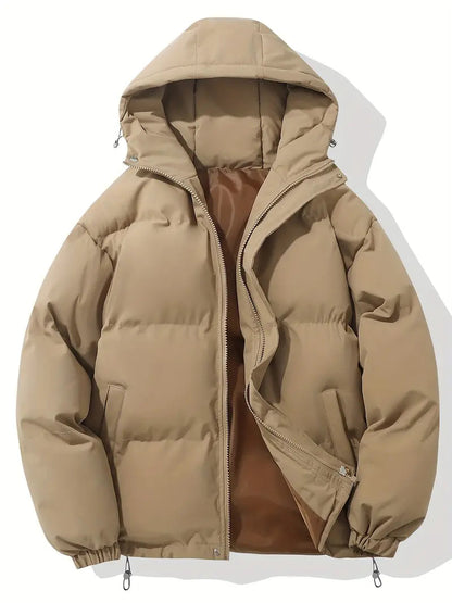 Veste à Capuche d'Hiver Chic | Confort Douillet et Style Polyvalent