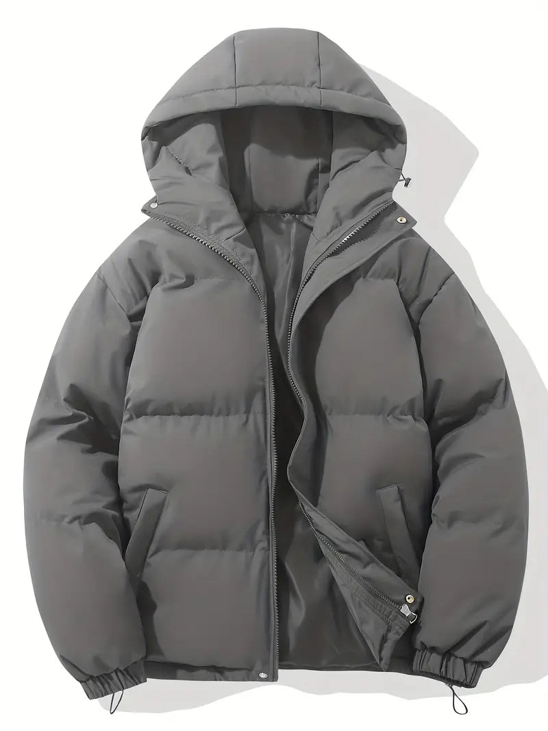 Veste à Capuche d'Hiver Chic | Confort Douillet et Style Polyvalent