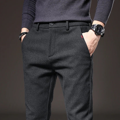 Pantalon Tailleur Sophistiqué | Coupe Précise et Tissu de Qualité