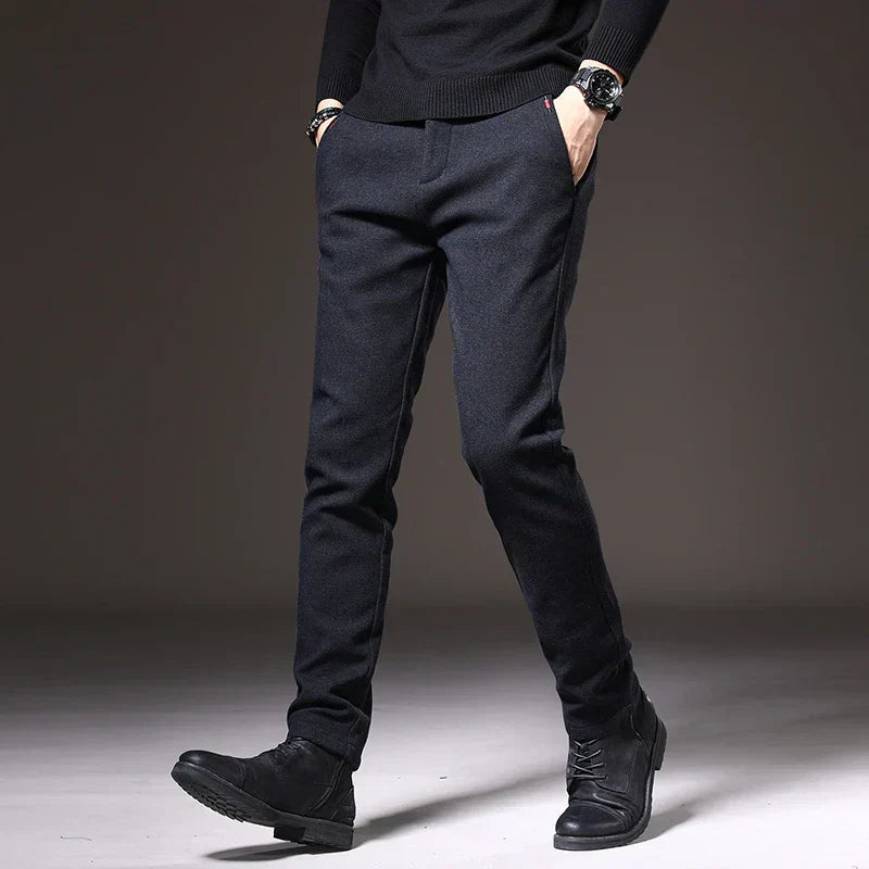 Pantalon Tailleur Sophistiqué | Coupe Précise et Tissu de Qualité