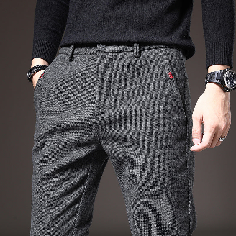 Pantalon Tailleur Sophistiqué | Coupe Précise et Tissu de Qualité