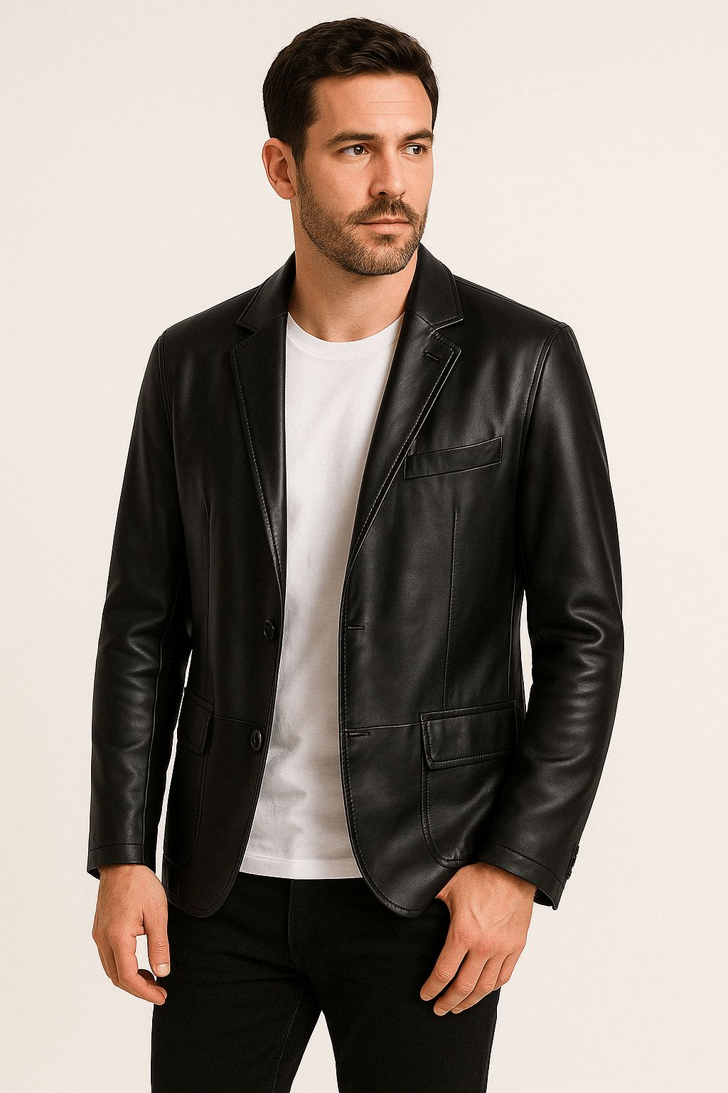 Veste en PU Synthétique Élégante | Style Urbain et Polyvalent