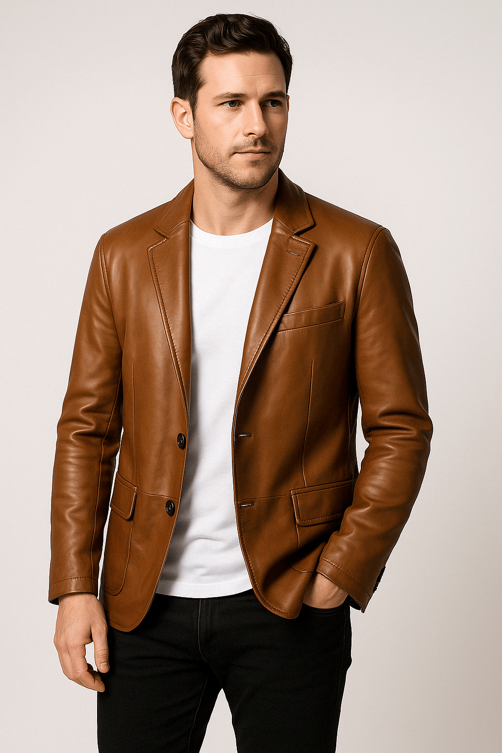 Veste en PU Synthétique Élégante | Style Urbain et Polyvalent