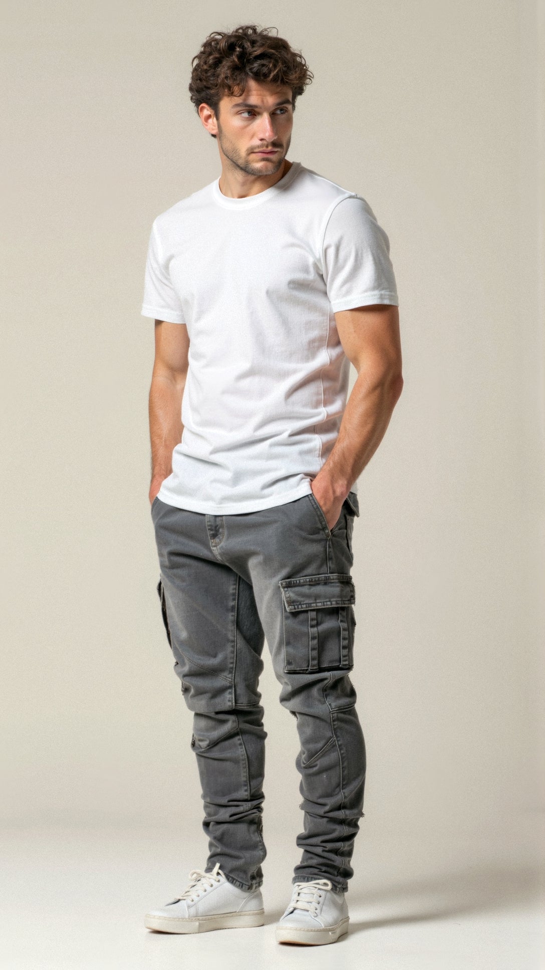 Jeans Modern Fit Homme | Style Chic et Rangement Pratique
