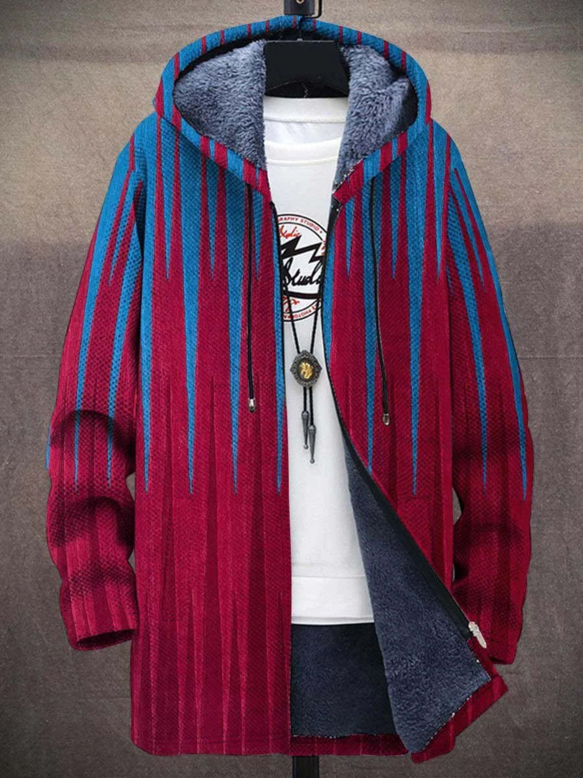 Veste Imprimée Artistique Unique | Style Audacieux et Confortable