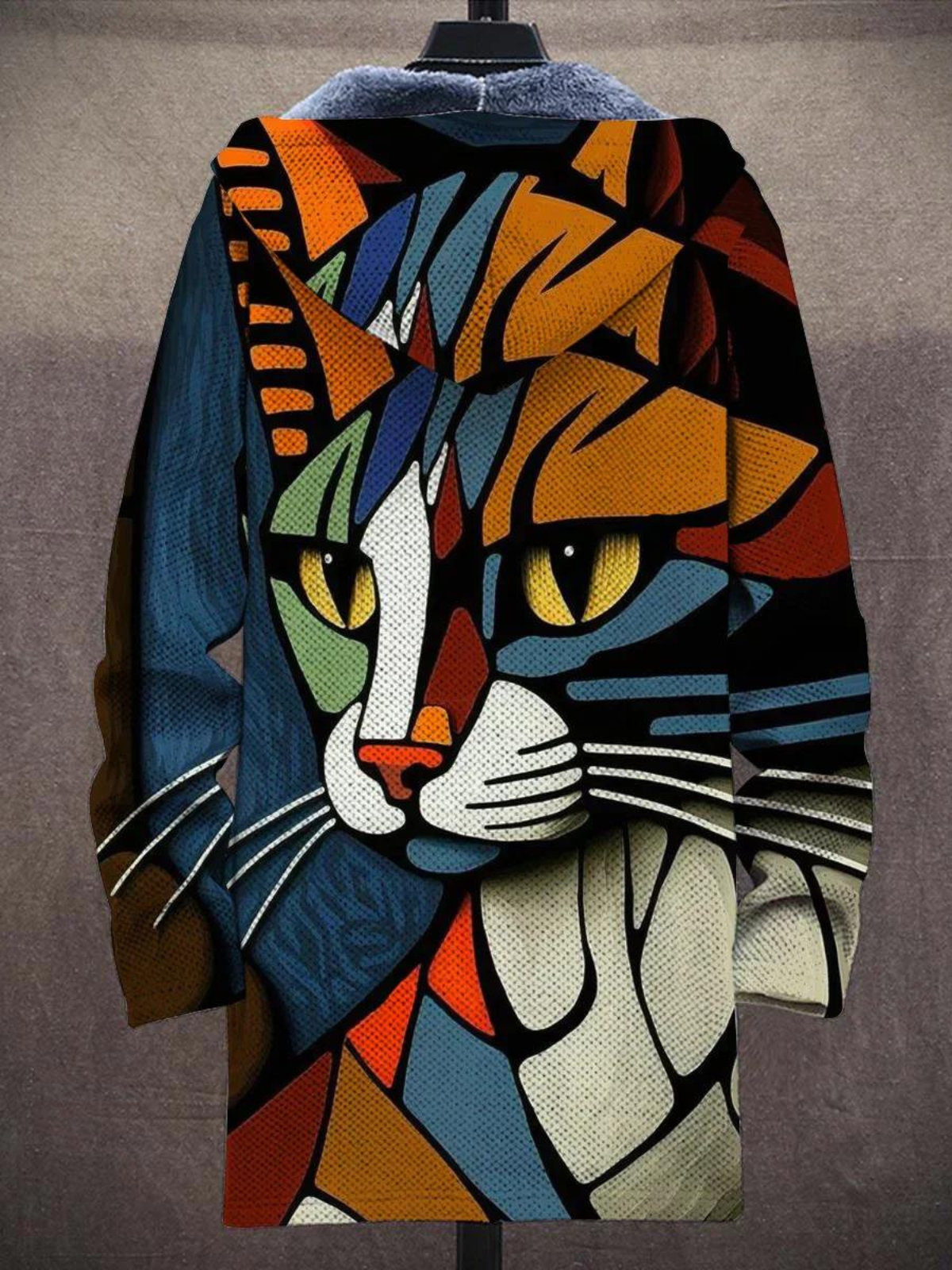 Veste Imprimée Artistique Unique | Style Audacieux et Confortable