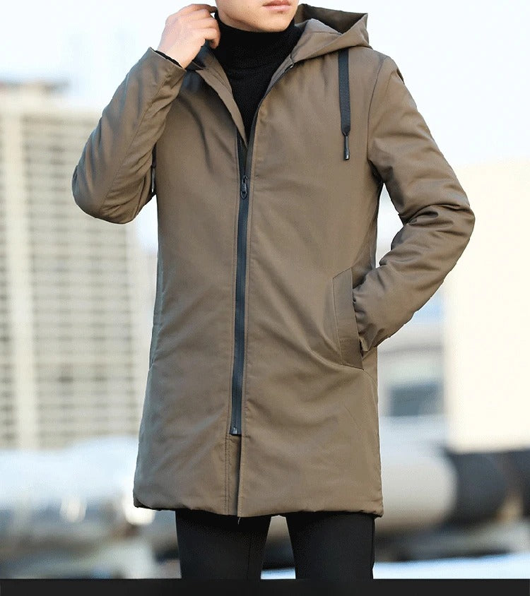 Manteau d'hiver Imperméable pour Hommes | Élégance et Chaleur en Conditions Froides