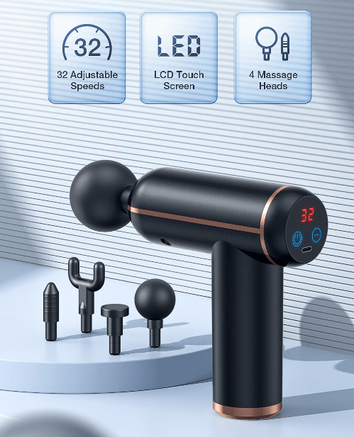 Pistolet de Massage Portable | Récupération Musculaire Rapide et Efficace