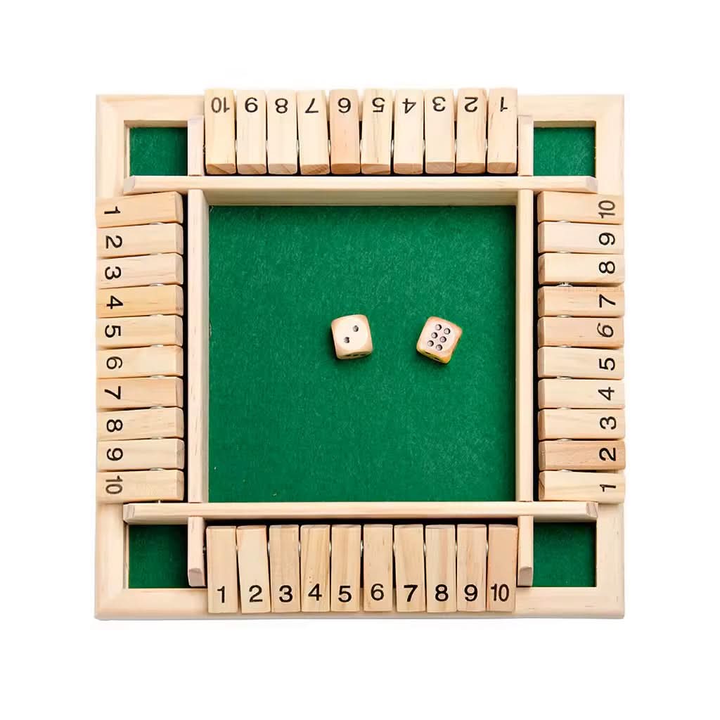 Jeu de Dés en Bois Montessori | Apprentissage Amusant des Mathématiques