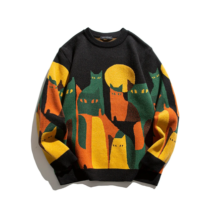Pull à Thème de Chat Douillet | Design Amusant et Confortable