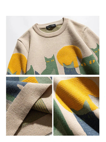 Pull à Thème de Chat Douillet | Design Amusant et Confortable
