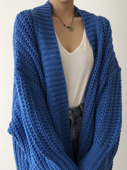 Veste Tricot Oversize Décontractée | Confort et Élasticité Moyenne