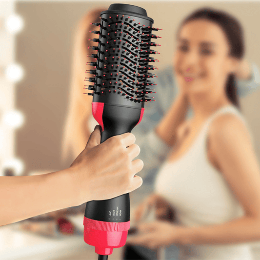 Sèche-cheveux et Lisseur 4-en-1 | Coiffage Élégant et Pratique