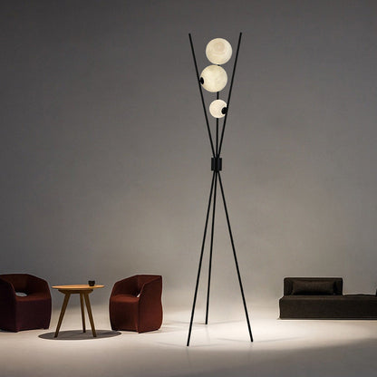 Lampe de Table et Sol Lune | Design Sphérique et Atmosphère Chaleureuse