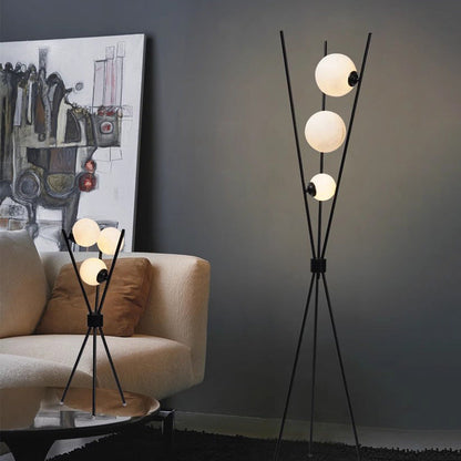 Lampe de Table et Sol Lune | Design Sphérique et Atmosphère Chaleureuse
