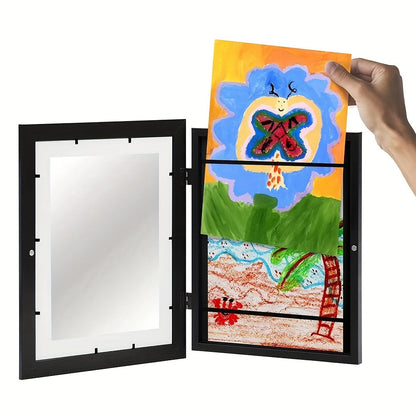 Cadre Photo Numérique en Bois | Affichage Mural Pratique et Élégant