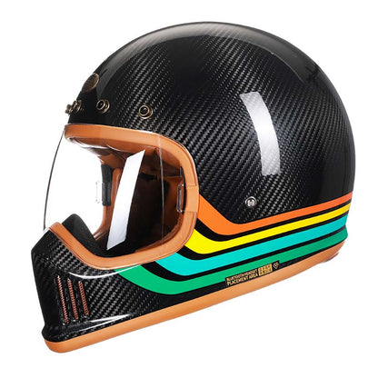 Casque de Moto en Fibre de Carbone | Protection Légère et Confort Supérieur