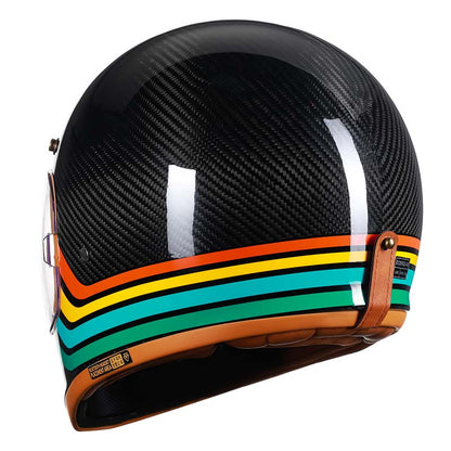 Casque de Moto en Fibre de Carbone | Protection Légère et Confort Supérieur