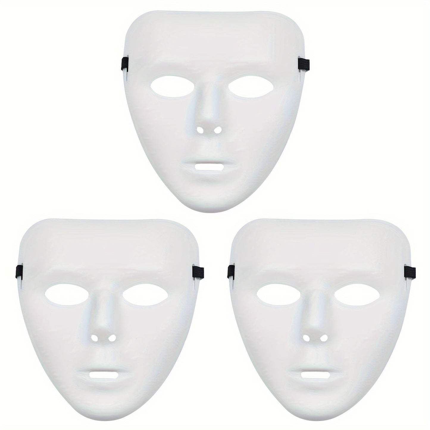 Masque de Halloween en Plastique | Look Dramatique et Glamour