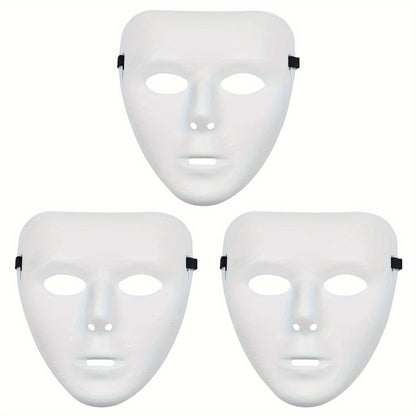 Masque de Halloween en Plastique | Look Dramatique et Glamour