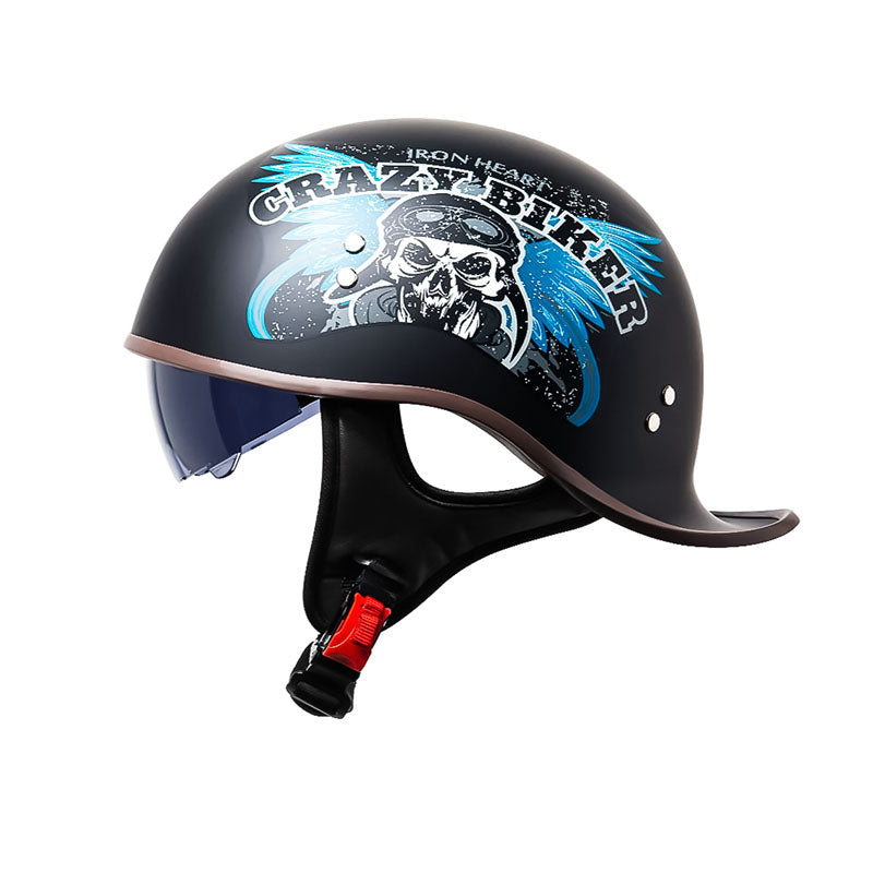 Casque Demi-Hémisphère Hommes | Protection UV et Confort Optimal