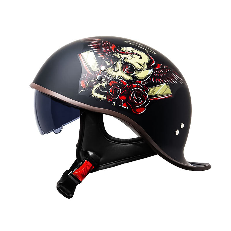 Casque Demi-Hémisphère Hommes | Protection UV et Confort Optimal