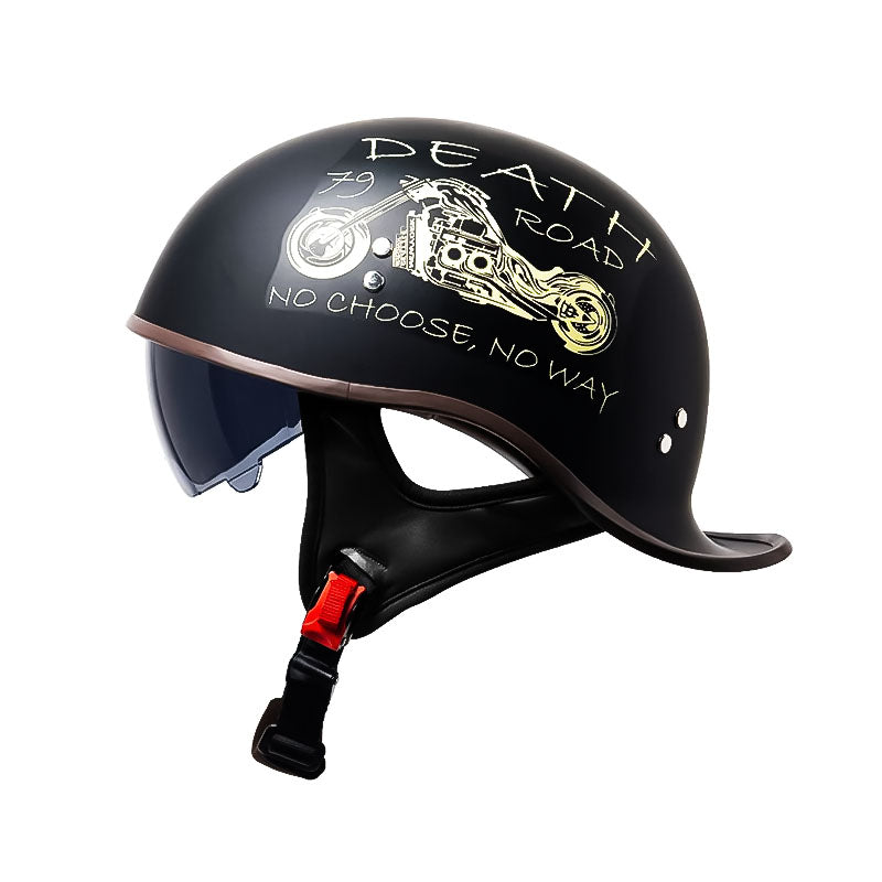 Casque Demi-Hémisphère Hommes | Protection UV et Confort Optimal