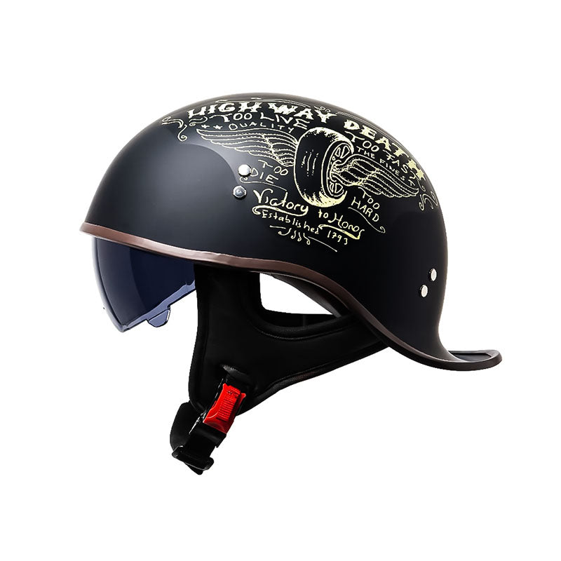 Casque Demi-Hémisphère Hommes | Protection UV et Confort Optimal