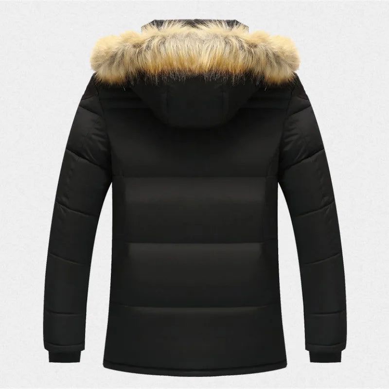 Veste d'hiver à Capuche pour Hommes | Isolation Confortable et Protection Contre le Froid