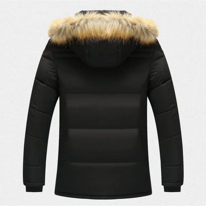 Veste d'hiver à Capuche pour Hommes | Isolation Confortable et Protection Contre le Froid