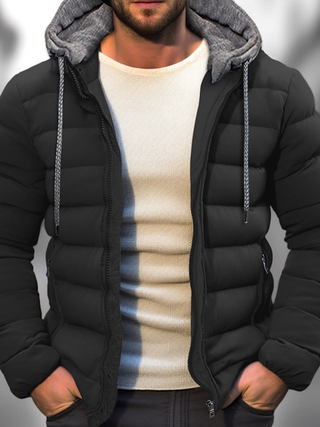 Manteau d'hiver isolé pour Hommes | Capuche zippée et ajustement personnalisé