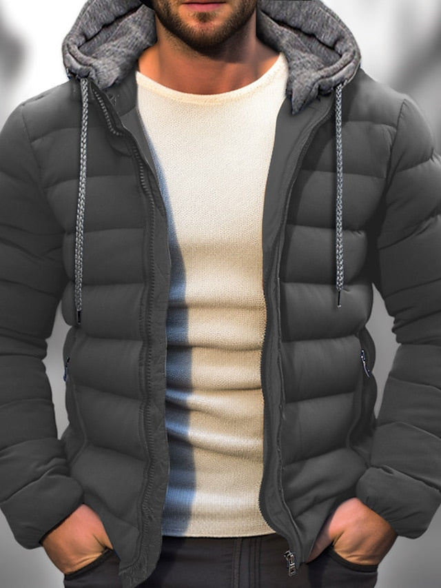 Manteau d'hiver isolé pour Hommes | Capuche zippée et ajustement personnalisé