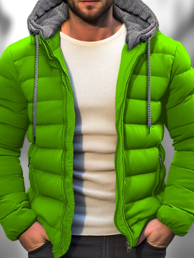 Manteau d'hiver isolé pour Hommes | Capuche zippée et ajustement personnalisé