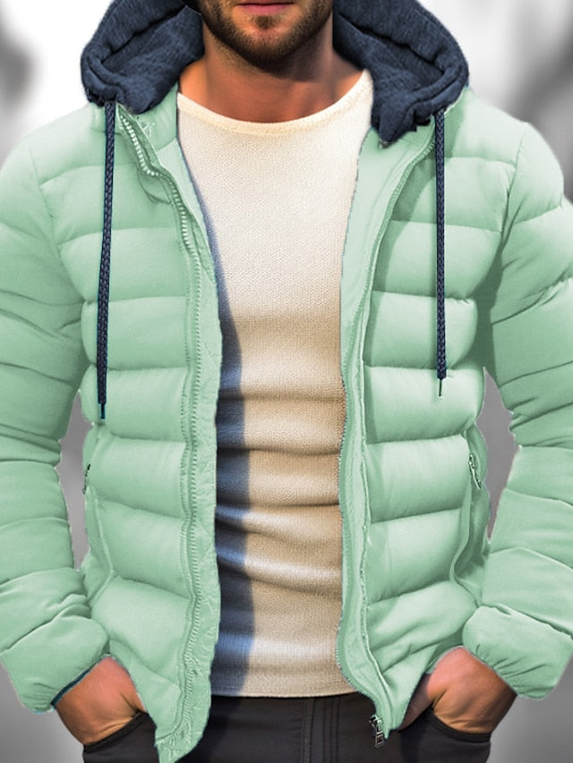 Manteau d'hiver isolé pour Hommes | Capuche zippée et ajustement personnalisé