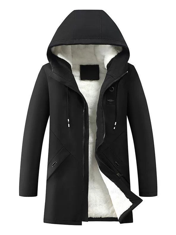 Veste à Capuche pour Hommes | Doublure en Polaire et Design Coupe-Vent