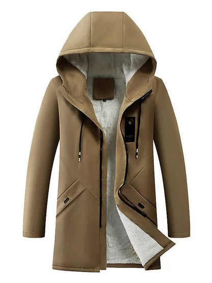 Veste à Capuche pour Hommes | Doublure en Polaire et Design Coupe-Vent