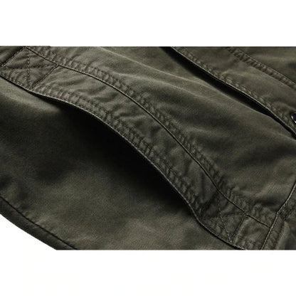 Veste Militaire Décontractée pour Hommes | Polyester Durable et Confortable