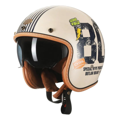 Casque de Moto Ouvert Léger | Confort et Protection Ultimes