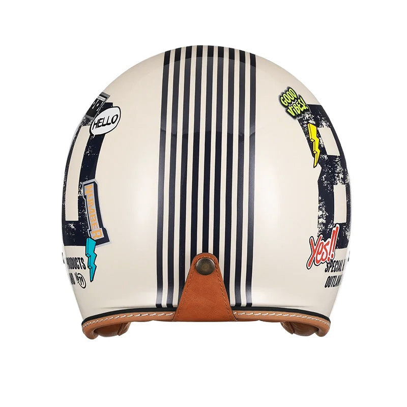 Casque de Moto Ouvert Léger | Confort et Protection Ultimes
