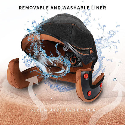 Casque de Moto Ouvert Léger | Confort et Protection Ultimes