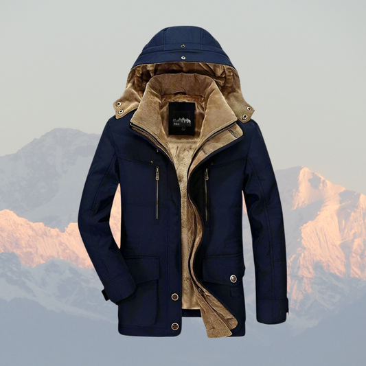 Parka d'Hiver pour Hommes | Doublure en Polaire et Capuche Amovible