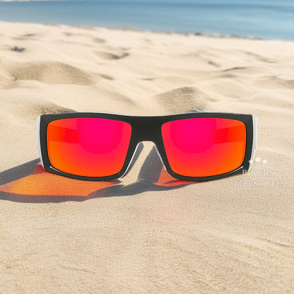 Lunettes de Soleil Polarisées pour Hommes | Design Crâne Audacieux et Protection UV