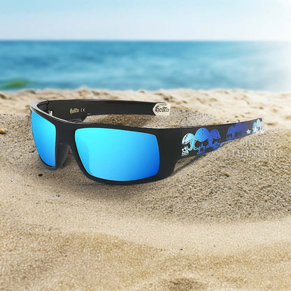 Lunettes de Soleil Polarisées pour Hommes | Design Crâne Audacieux et Protection UV