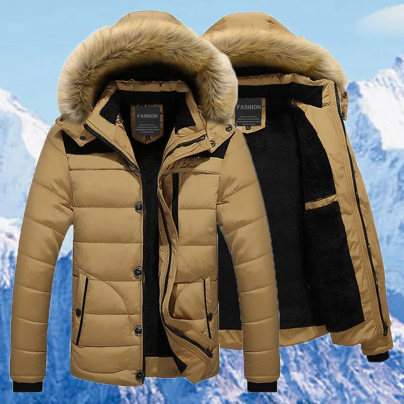 Manteau d'Hiver Matelassé pour Hommes | Style Élégant et Protection Hivernale
