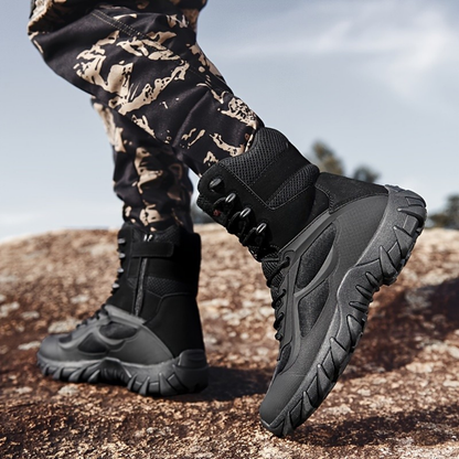 Bottes Tactiques d'Hiver pour Hommes | Imperméables et Isolées pour Aventures Froides