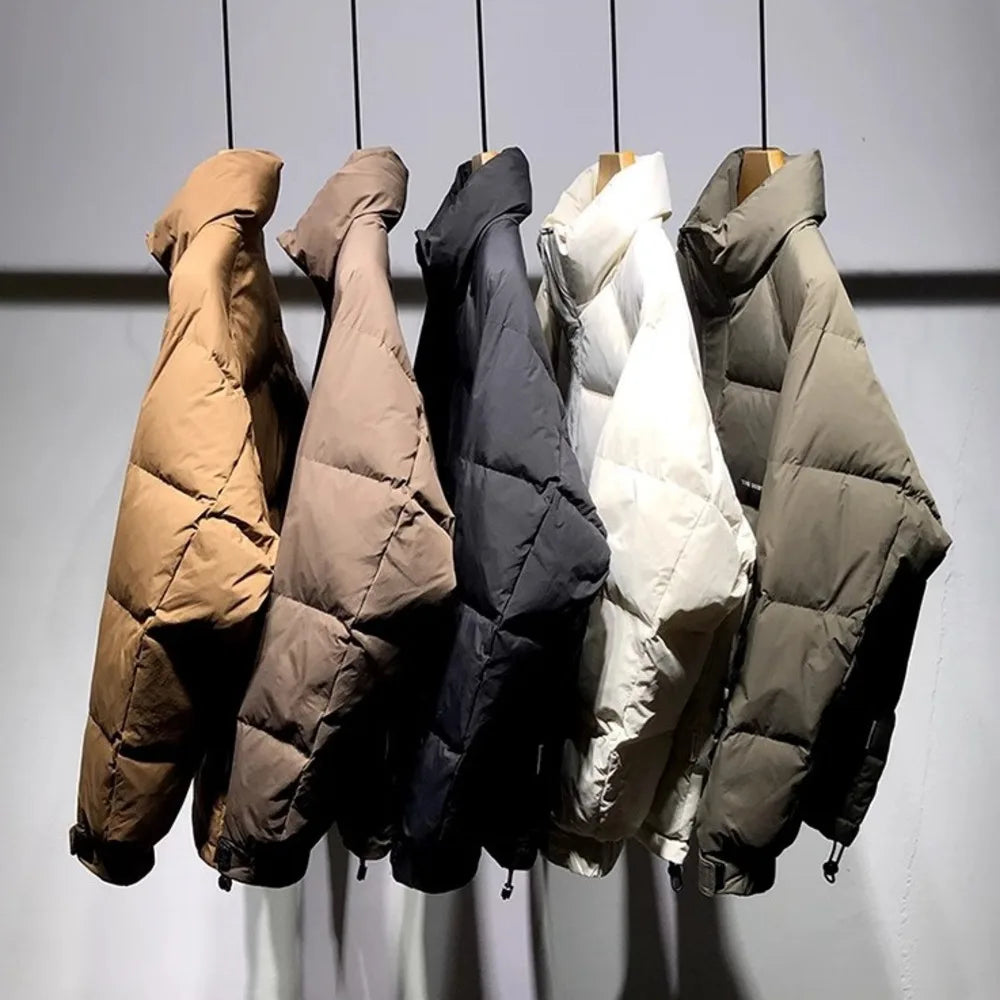 Veste en Duvet Épais pour Hommes | Chaud et Élégant pour Sorties Décontractées