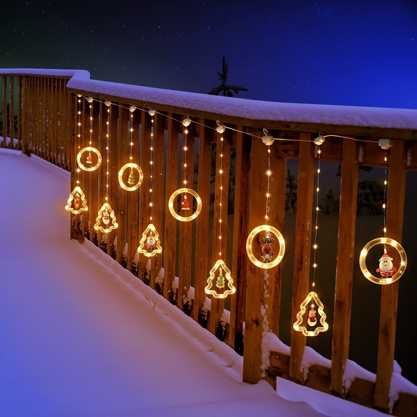 Anneau de Vœux LED Décoratif | Éclairage Magique pour Noël